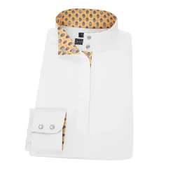 Online ESSEX CLASSICS Ladies’ Talent Yarn® Straight Collar Long Sleeve Show Shirt