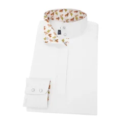 Online ESSEX CLASSICS Ladies’ Talent Yarn® Straight Collar Long Sleeve Show Shirt