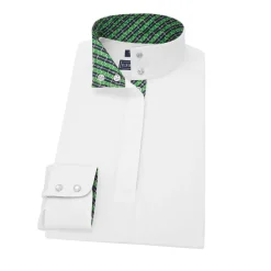 Online ESSEX CLASSICS Ladies’ Talent Yarn® Straight Collar Long Sleeve Show Shirt
