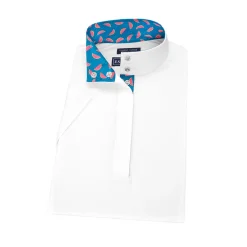 Online ESSEX CLASSICS Ladies’ Talent Yarn® Straight Collar Short Sleeve Show Shirt