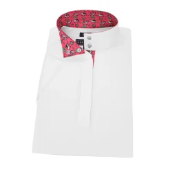Online ESSEX CLASSICS Ladies’ Talent Yarn® Straight Collar Short Sleeve Show Shirt