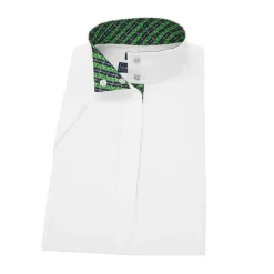 Online ESSEX CLASSICS Ladies’ Talent Yarn® Straight Collar Short Sleeve Show Shirt