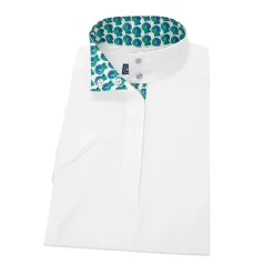 Online ESSEX CLASSICS Ladies’ Talent Yarn® Straight Collar Short Sleeve Show Shirt