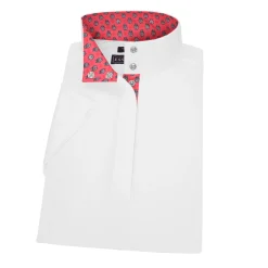 Online ESSEX CLASSICS Ladies’ Talent Yarn® Straight Collar Short Sleeve Show Shirt