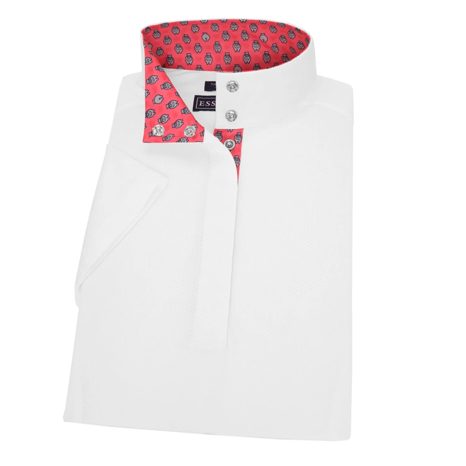 Online ESSEX CLASSICS Ladies’ Talent Yarn® Straight Collar Short Sleeve Show Shirt