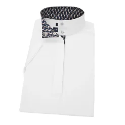 Online ESSEX CLASSICS Ladies’ Talent Yarn® Straight Collar Short Sleeve Show Shirt
