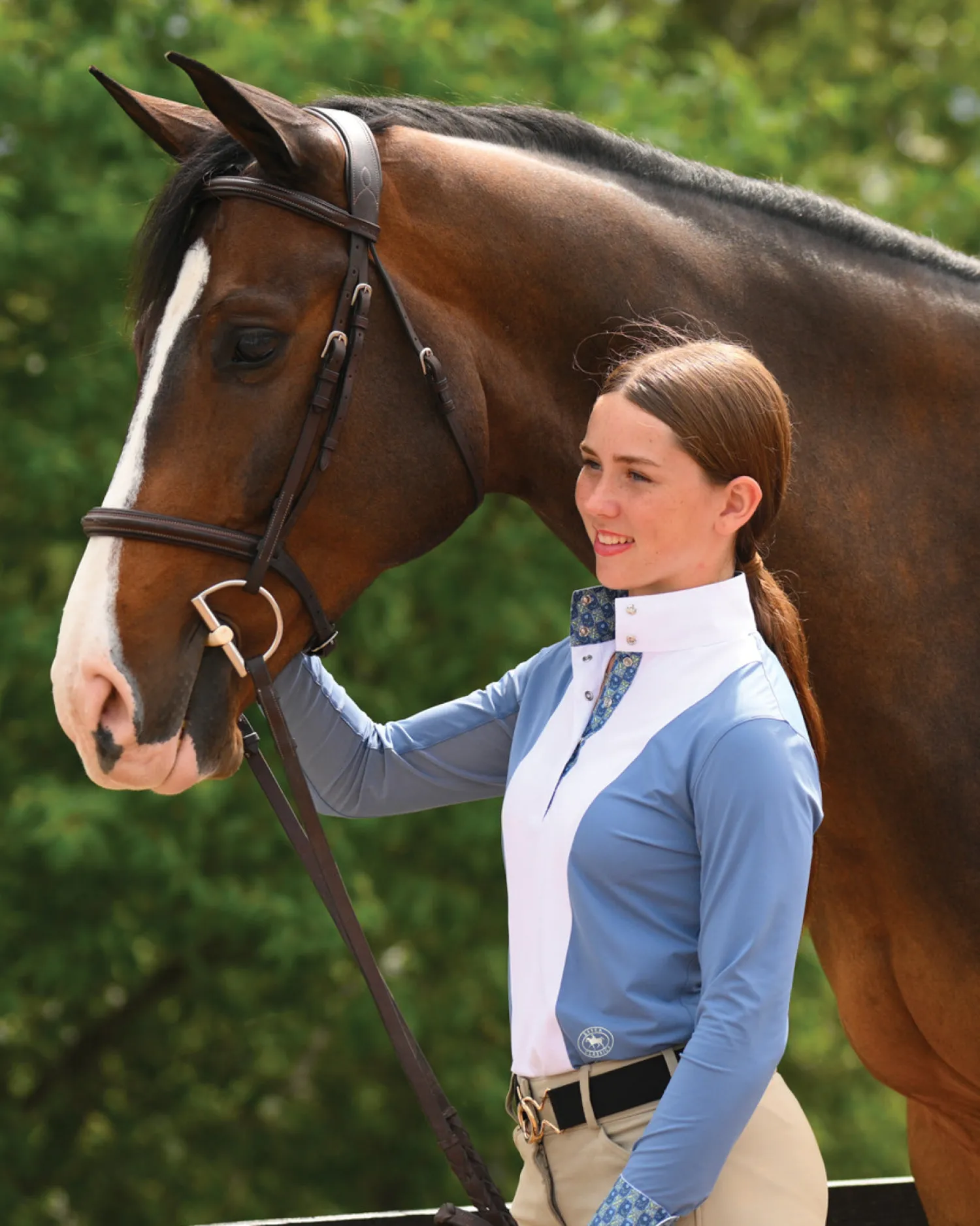 ESSEX CLASSICS Luna Long-Sleeve Show Shirt