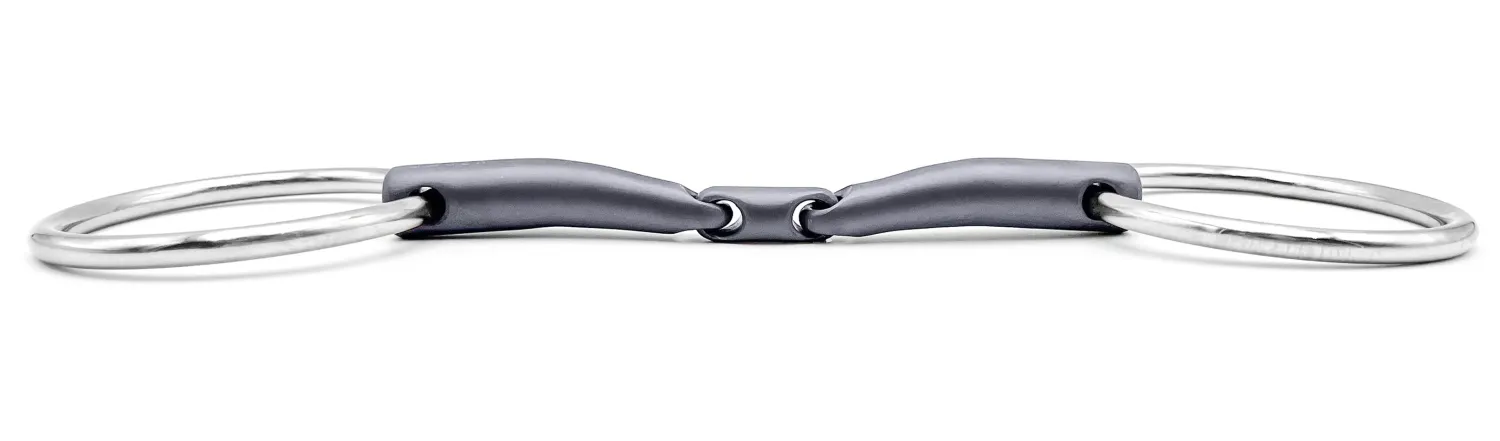 Hot ELITE EQUESTRIAN SUP Fager Emil Titanium Loose Ring Bit, 16mm Mouth