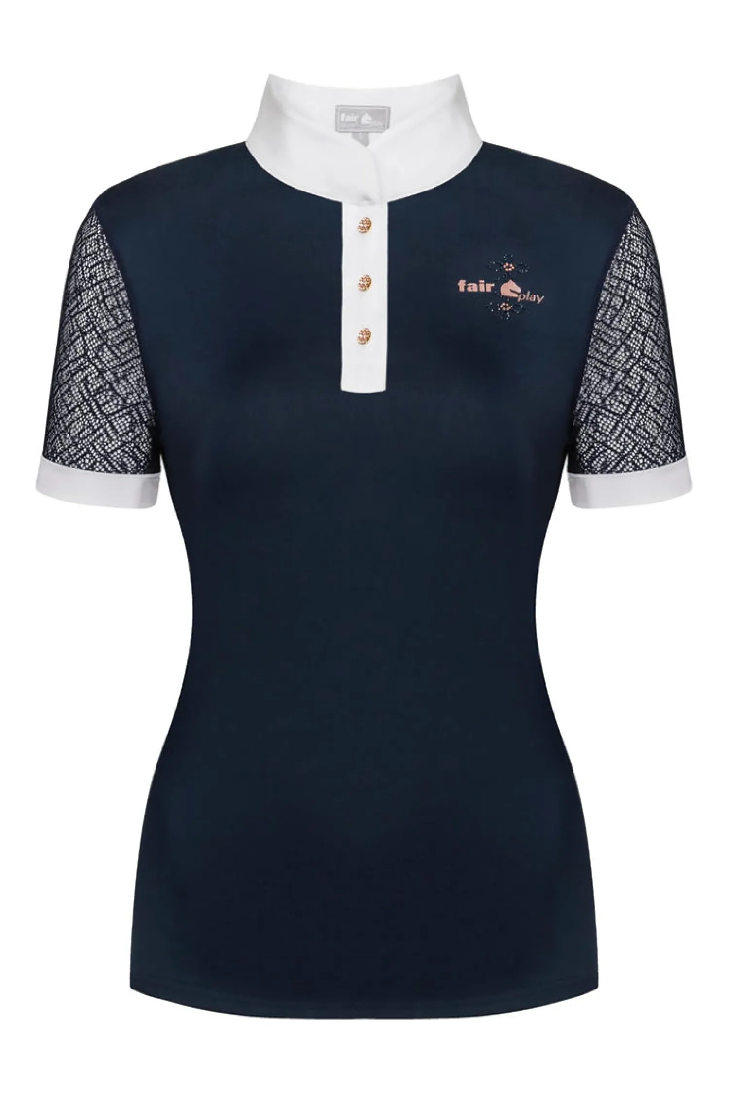 INTER API LTD Fair Play® Ladies’ Cecile RoseGold Short Sleeve Show Shirt