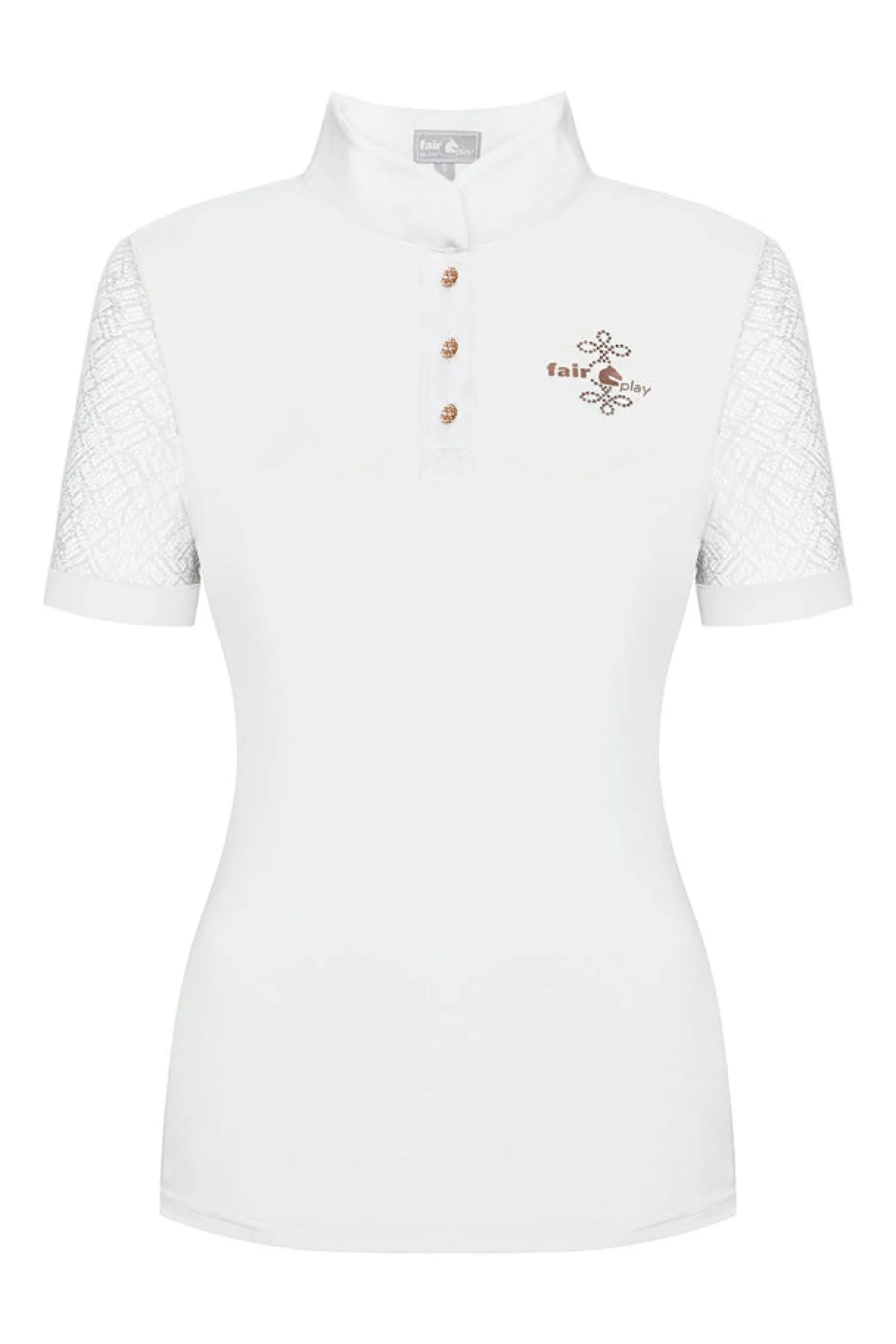 INTER API LTD Fair Play® Ladies’ Cecile RoseGold Short Sleeve Show Shirt