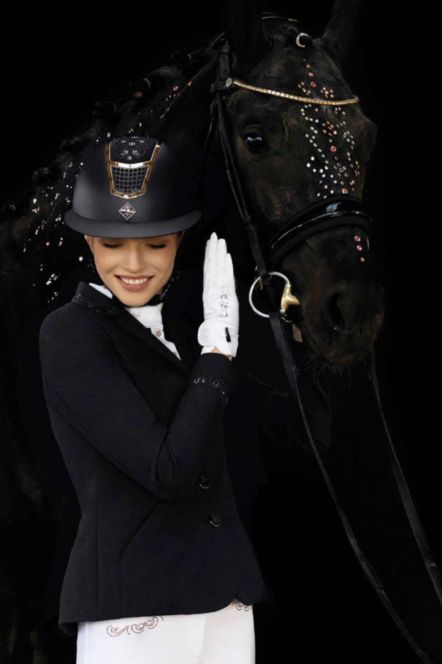 Sale INTER API LTD Fair Play® Ladies’ Taylor Chic RoseGold Show Coat Black