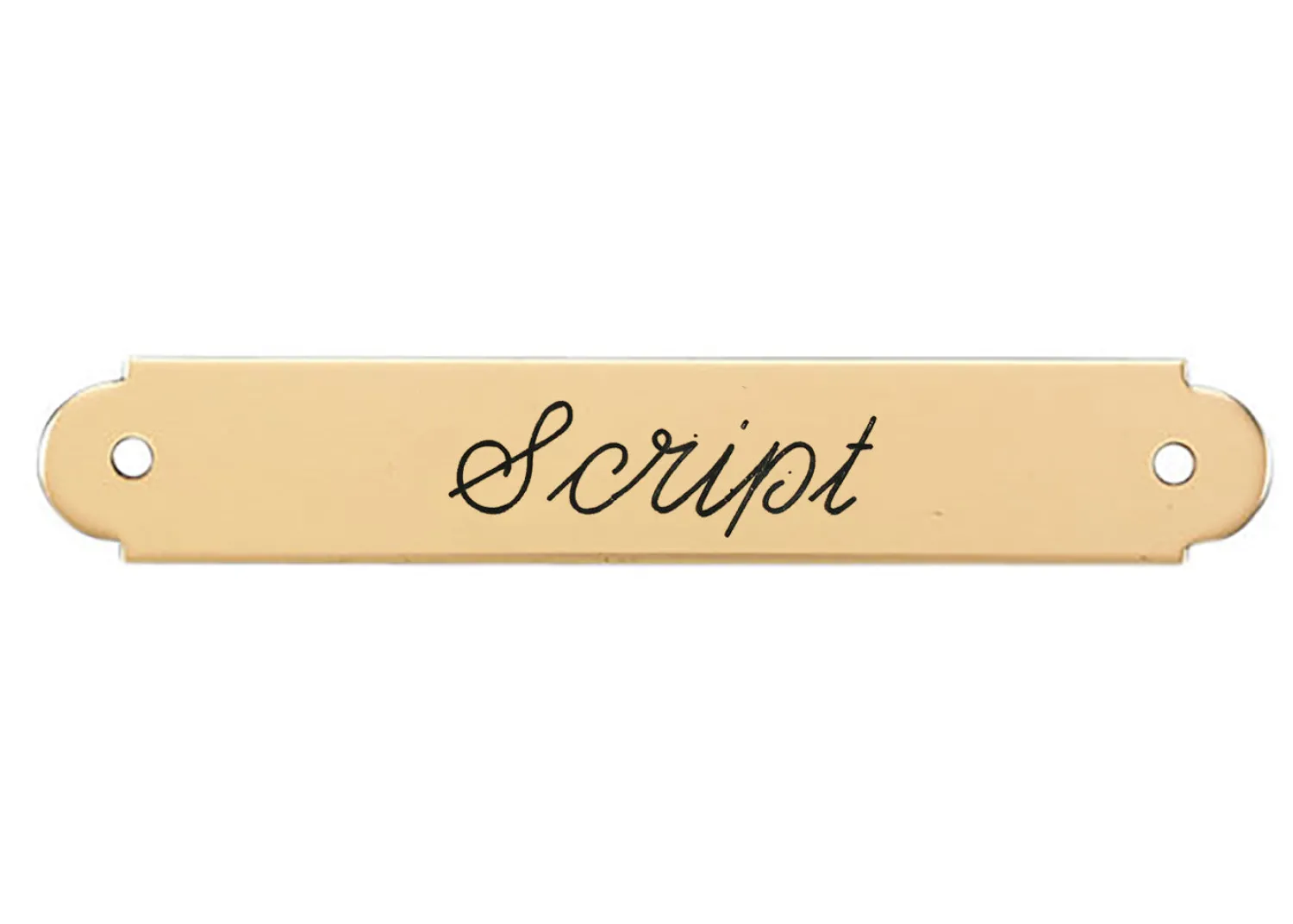 Best DOVER DROPSHIP Fancy Halter Nameplate - 1 or 2 lines