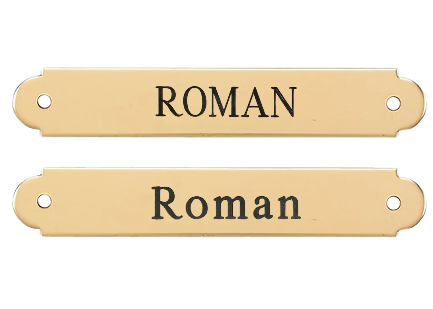 Best DOVER DROPSHIP Fancy Halter Nameplate - 1 or 2 lines
