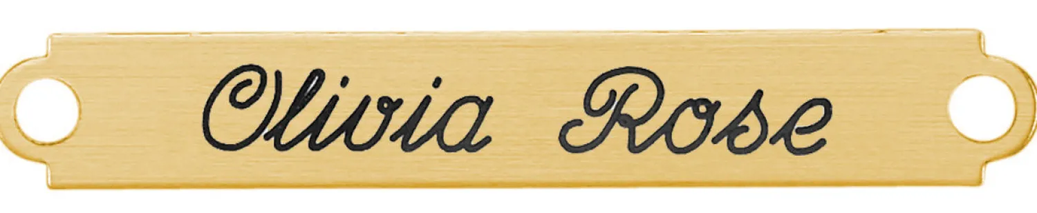 Best DOVER DROPSHIP Fancy Martingale Nameplate