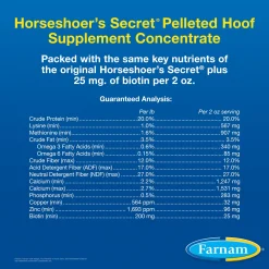 Sale ANIMAL HEALTH INT Farnam® Horseshoer’s Secret® Concentrate Pelleted Hoof Supplement