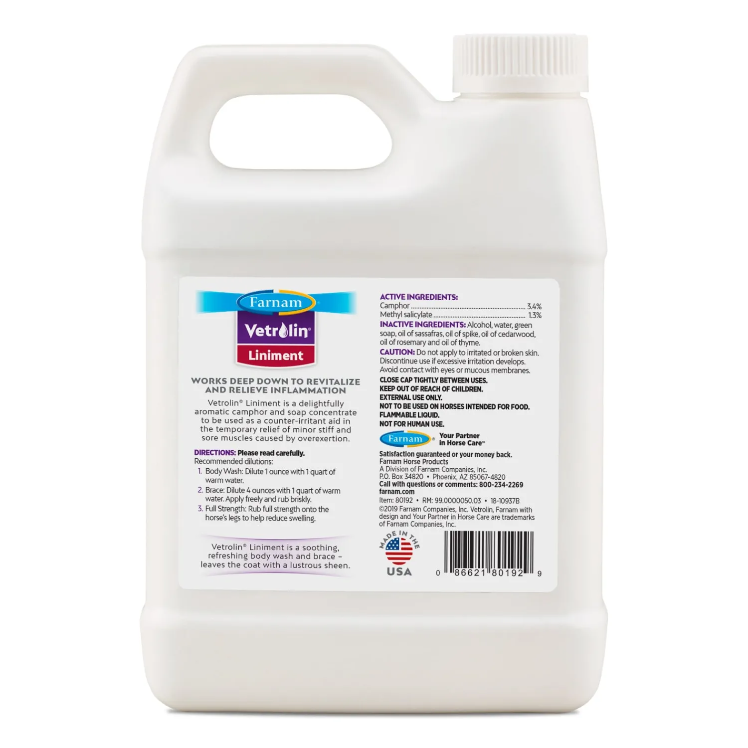 Discount ANIMAL HEALTH INT Farnam® Vetrolin® Liniment
