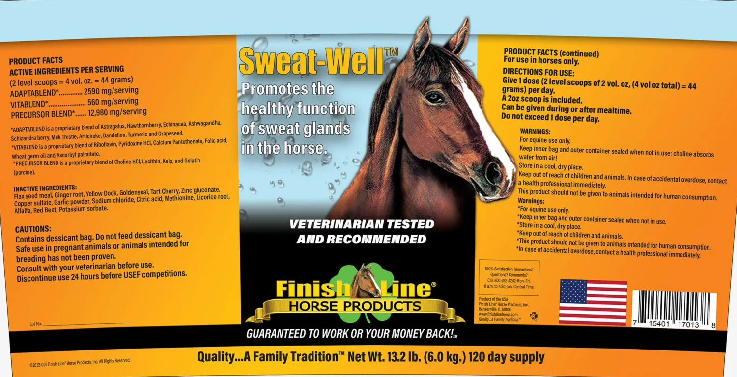 ANIMAL HEALTH INT Finish Line® Sweat-Well™