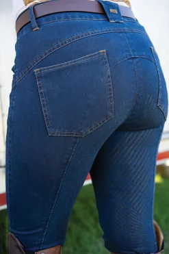 New FITS RIDING FITS® Ladies’ Denim Full-Seat Tread Cargo Breech