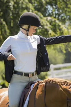 FITS RIDING FITS® Ladies’ Zephyr II Mesh Hunt Coat Black