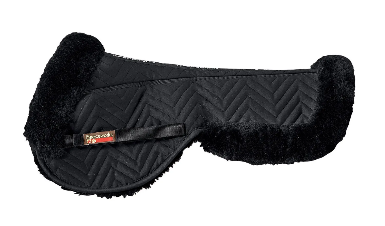 New FLEECEWORKS ™ FXK Technology Classic Sheepskin Half Pad with Rolled Edges