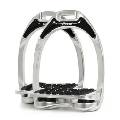 Clearance FLEX-ON EQUESTRIAN Flex-On® Aluminum Inclined Ultra Grip Stirrups
