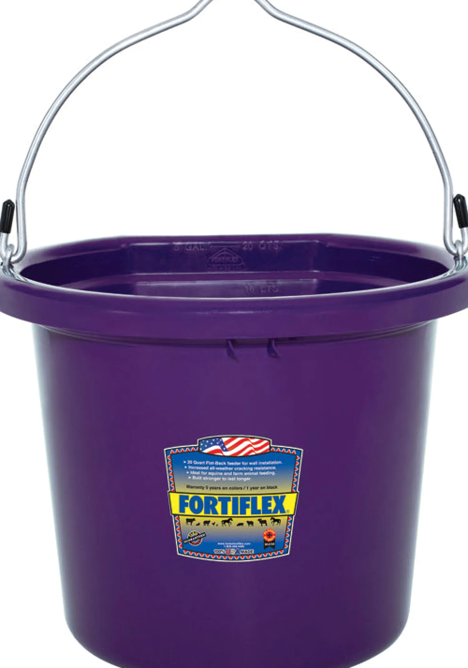 Discount BRADLEY CALDWELL Fortiflex® 20-Quart FlatBack Bucket - Colors