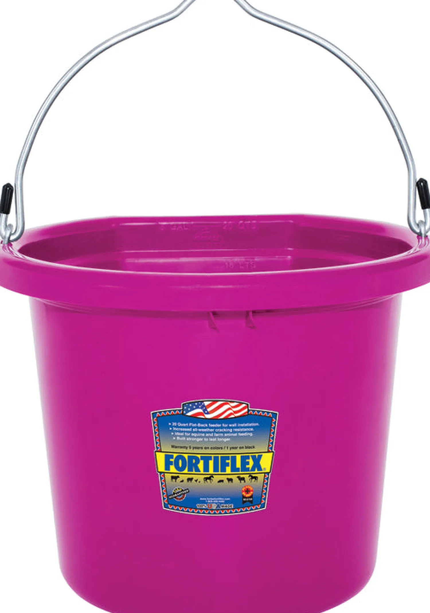 Discount BRADLEY CALDWELL Fortiflex® 20-Quart FlatBack Bucket - Colors
