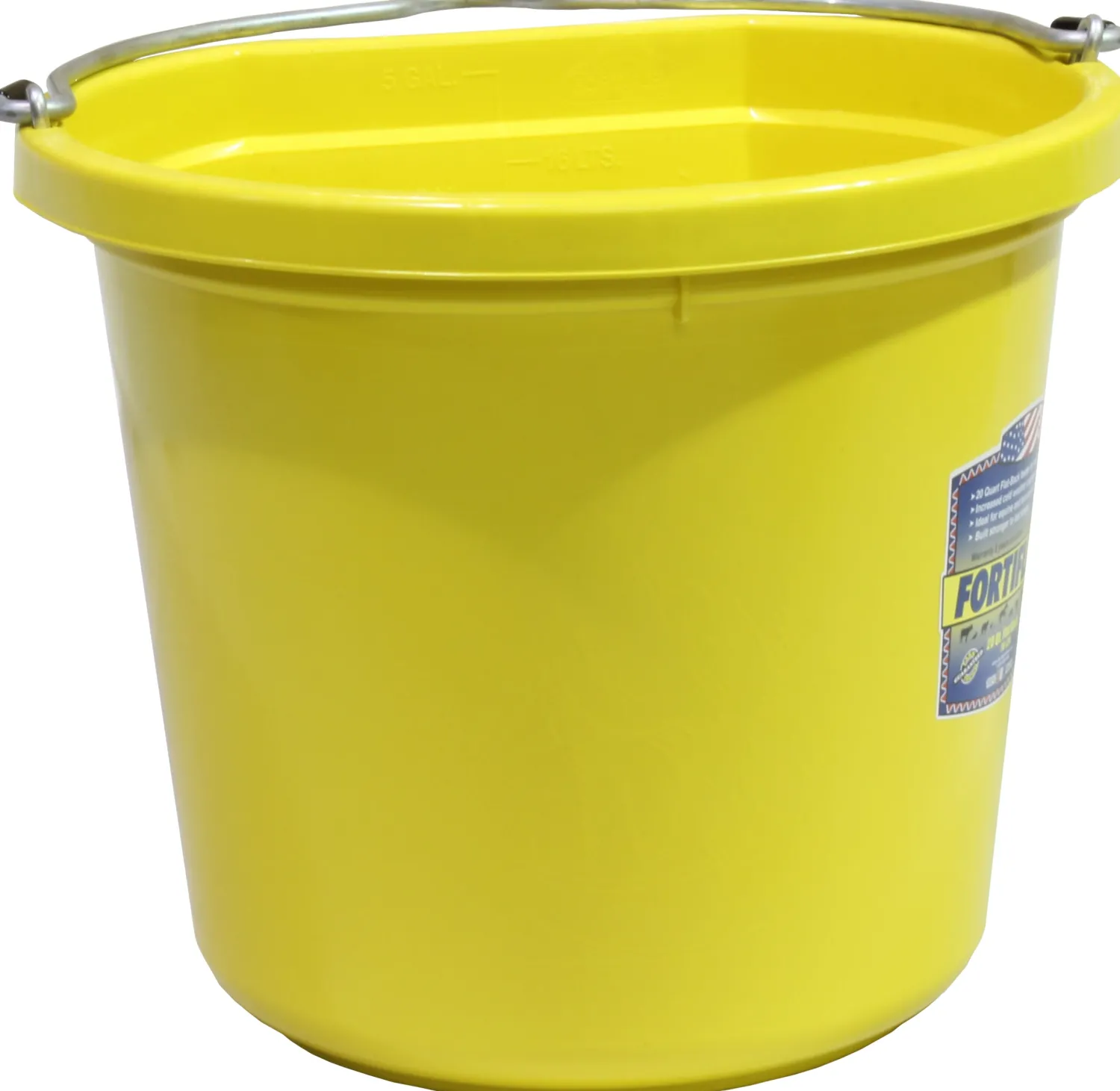 Discount BRADLEY CALDWELL Fortiflex® 20-Quart FlatBack Bucket - Colors