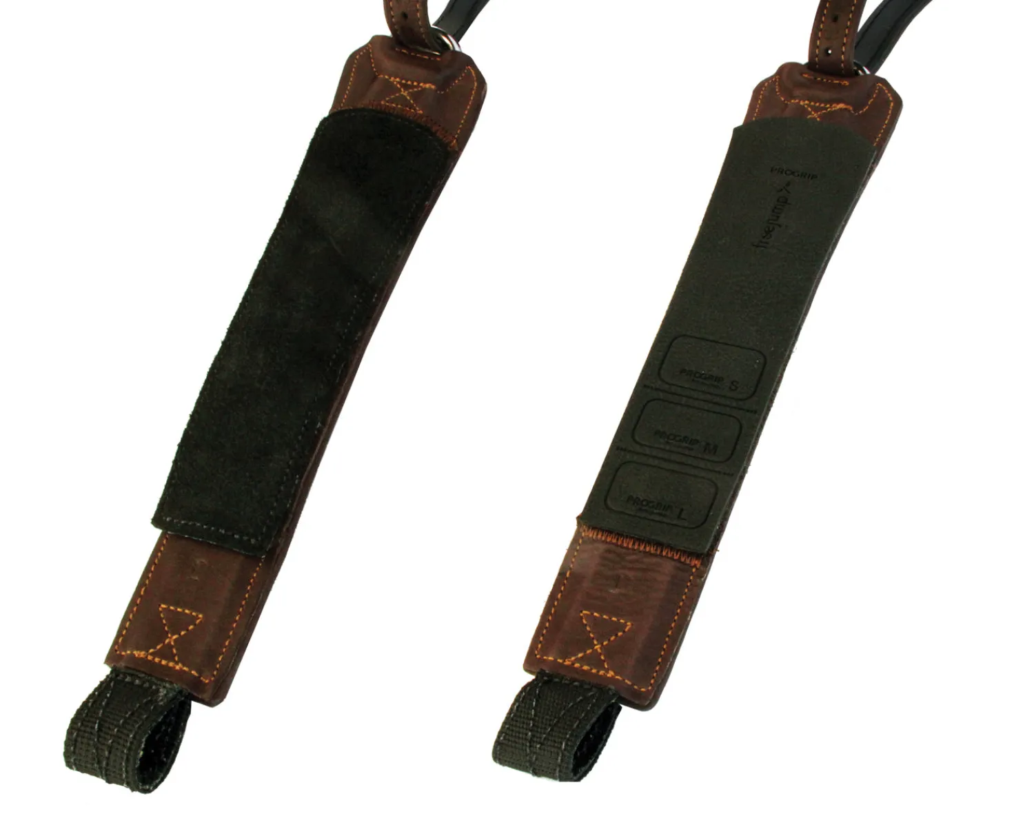 Clearance FREEJUMP ® Pro Grip Stirrup Leathers Brown
