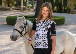Online GOODE RIDER ™ Girls’ Elite Polo Shirt Black Hearts