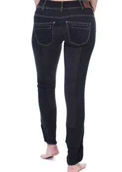GOODE RIDER ™ Ladies’ Equestrian Jean Full-Seat Breech Black Denim