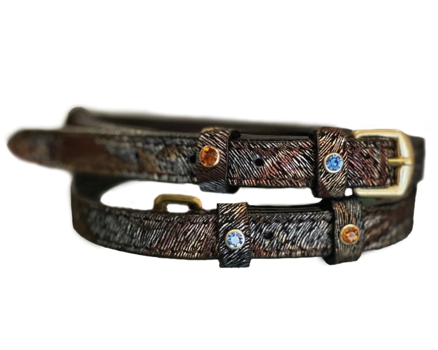 Hot HALTER EGO ® Aspen Leather Spur Straps Print