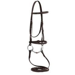 Clearance JPC EQUESTRIAN HDR Advantage Fancy Raised Snaffle Bridle with Laced Reins