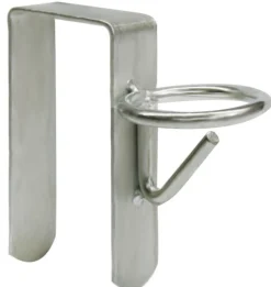 Best SHILOH STABLES TACK Heavy Bucket Hanger Silver