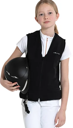 Outlet HANSEN DISTRIBUTION Helite Children’s Zip’In 2 Airbag Vest Black