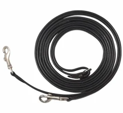 Clearance JPC EQUESTRIAN Henri de Rivel Breastplate Draw Reins - Full Leather with Breastplate Snap