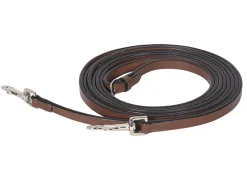 Clearance JPC EQUESTRIAN Henri de Rivel Breastplate Draw Reins - Full Leather with Breastplate Snap