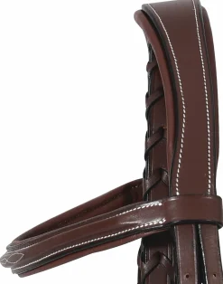 JPC EQUESTRIAN Henri de Rivel Mono Crown Bridle with Padded Wide Noseband