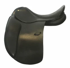 New JPC EQUESTRIAN Henri de Rivel Pro Buffalo Dressage Saddle with Flocked Panels Black