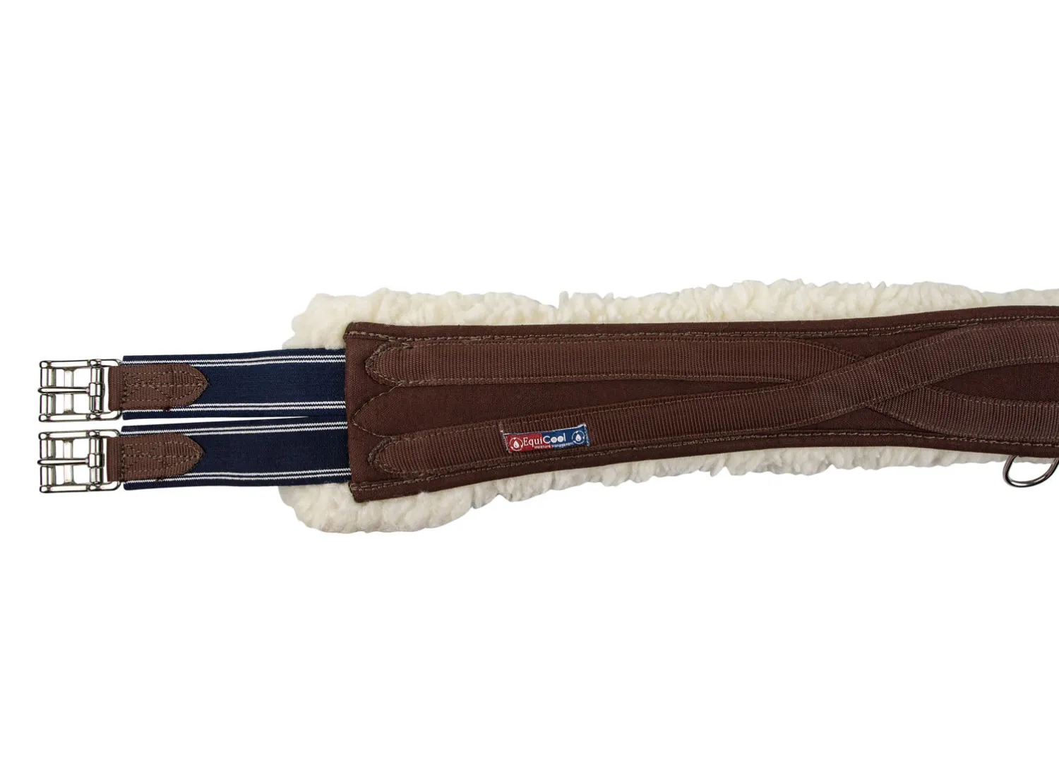 Hot JPC EQUESTRIAN Henri de Rivel Pro EquiCool Fleece Snap Girth Havana