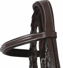 Clearance JPC EQUESTRIAN Henri de Rivel Pro Mono Crown Fancy-Stitched Padded Bridle with Laced Reins