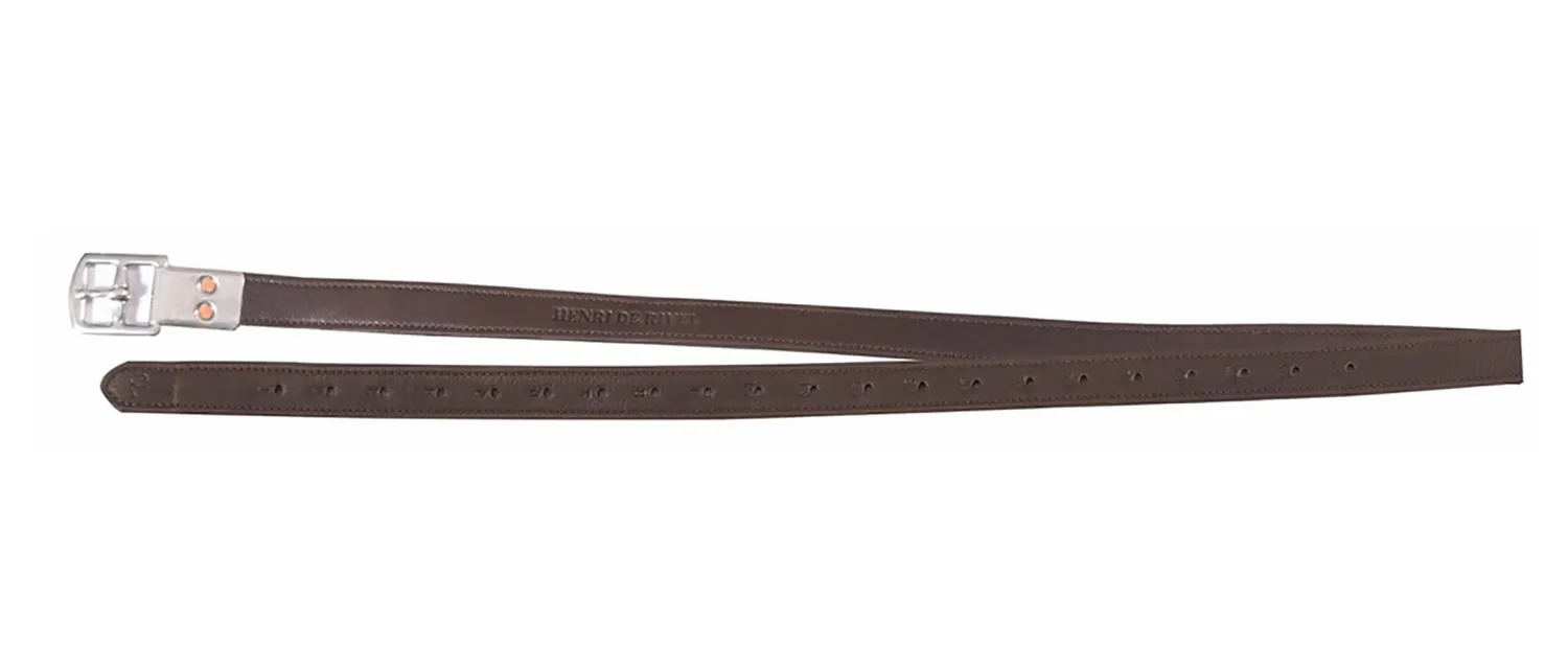 Outlet JPC EQUESTRIAN Henri de Rivel Triple Covered Grippy Close Contact Stirrup Leathers