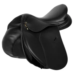 Discount JPC EQUESTRIAN Henri de Rivel Vegan-X All-Purpose Pony Saddle Black