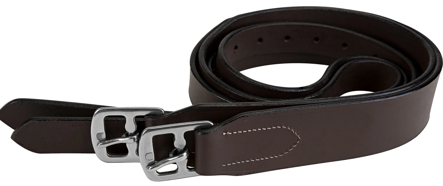 New JPC EQUESTRIAN Henri de Rivel X-Wide Stirrup Leathers