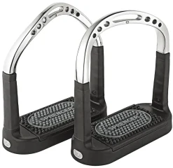 Discount GEM-HERM SPRENGER Herm Sprenger® Flexcite Stirrups Silver/Black
