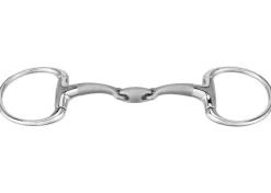 New GEM-HERM SPRENGER Herm Sprenger® Satinox Double-Jointed Eggbutt Snaffle Bit with 14mm Mouth Stainless