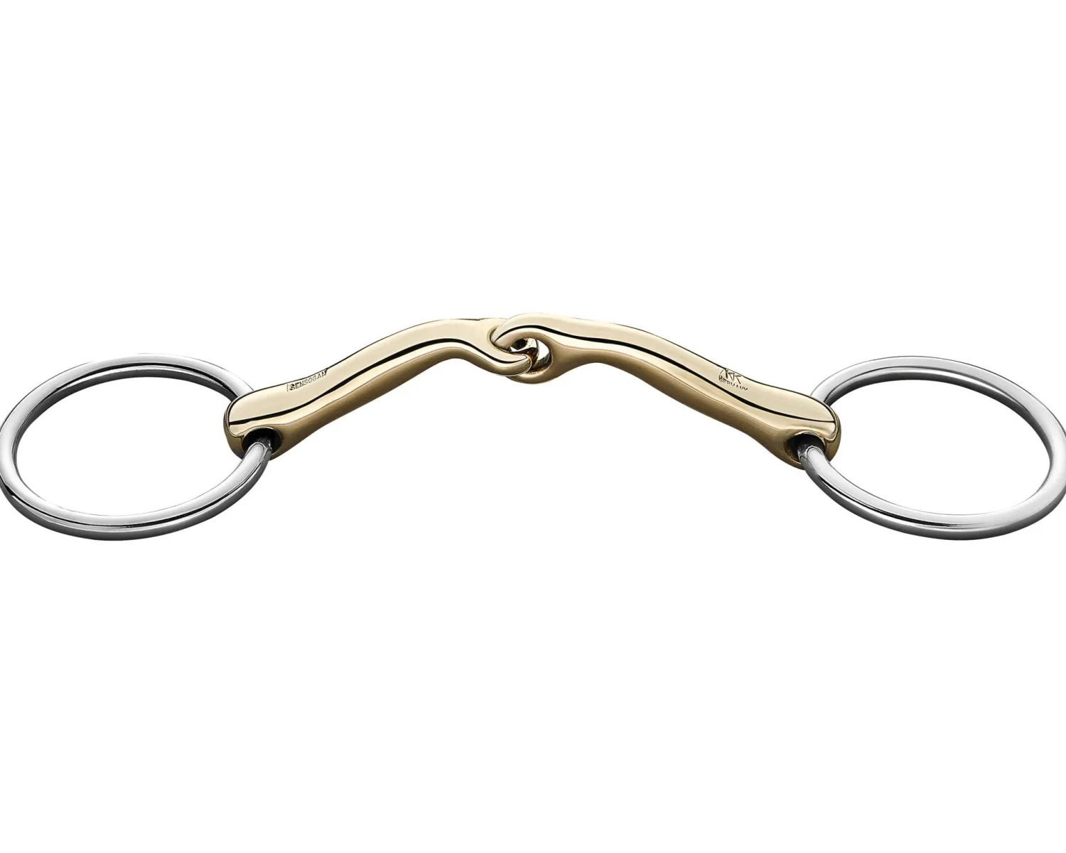 GEM-HERM SPRENGER Herm Sprenger® Sensogan® KK Bradoon -14mm mouth; 55mm rings