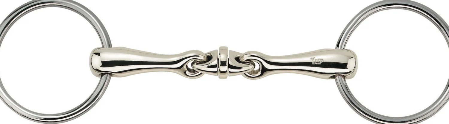 Hot GEM-HERM SPRENGER Herm Sprenger® WH Ultra Sensogan® Bradoon - 14mm mouth; 55mm rings