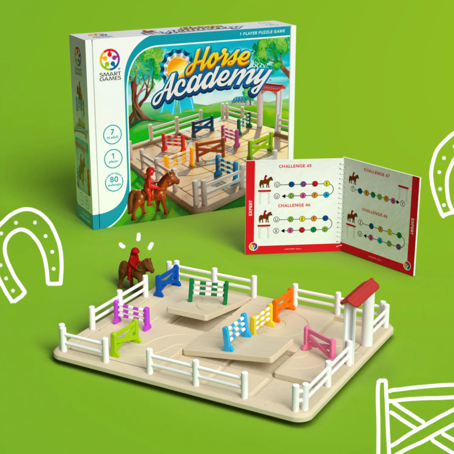 Best SMART TOYS AND GAMES Horse Academy Logic Game