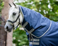 Sale HORSEWARE ® Ireland Amigo® 900D Ripstop 0 Gram Neck Cover Navy/Titanium Grey